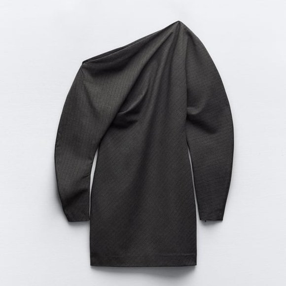 PINSTRIPE DRESS - Picture 5 of 8